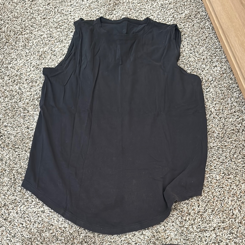 lululemon athletica Black Muscle Tee